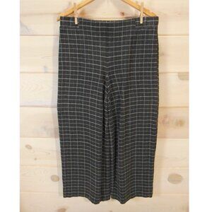 J. Jill Monochrome Grid Cropped Pants